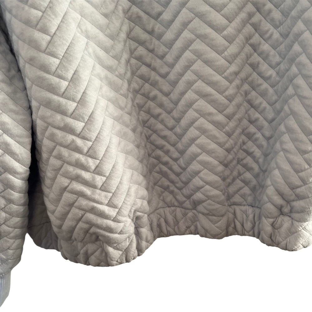 A new day Quilted Crewneck sweatshirt - light blue - Picture 7 of 9